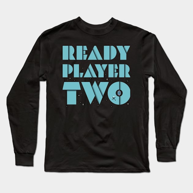 Ready Player Two T-Shirt Long Sleeve T-Shirt by The Basement Podcast